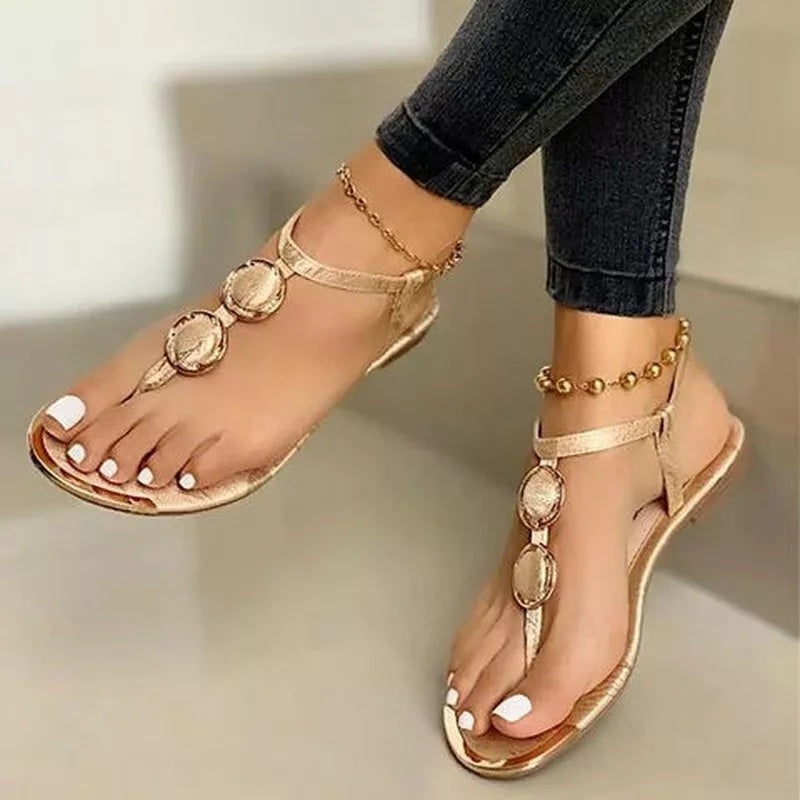 Women's Flat Sandals Summer Beach Shoes