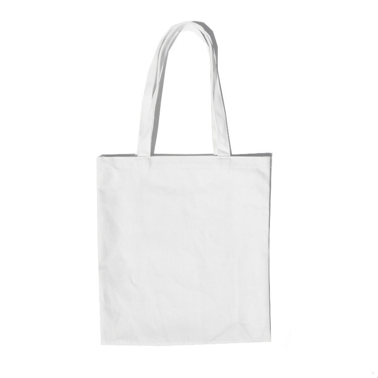 Solid canvas tote bag