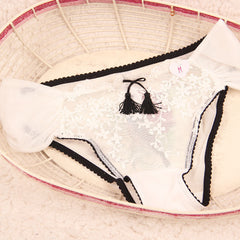 Hollow breathable hanging panties