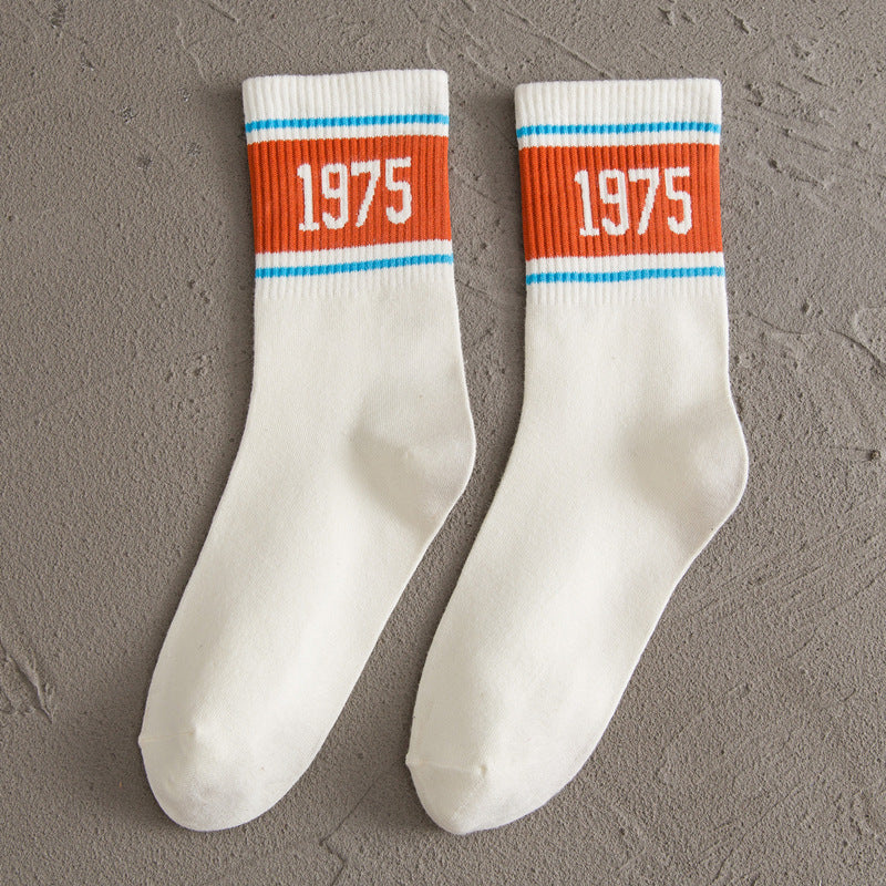 Women s White Socks Cotton Tube Socks