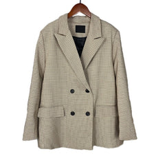 Spring Blazer Women Double Breasted Oversized