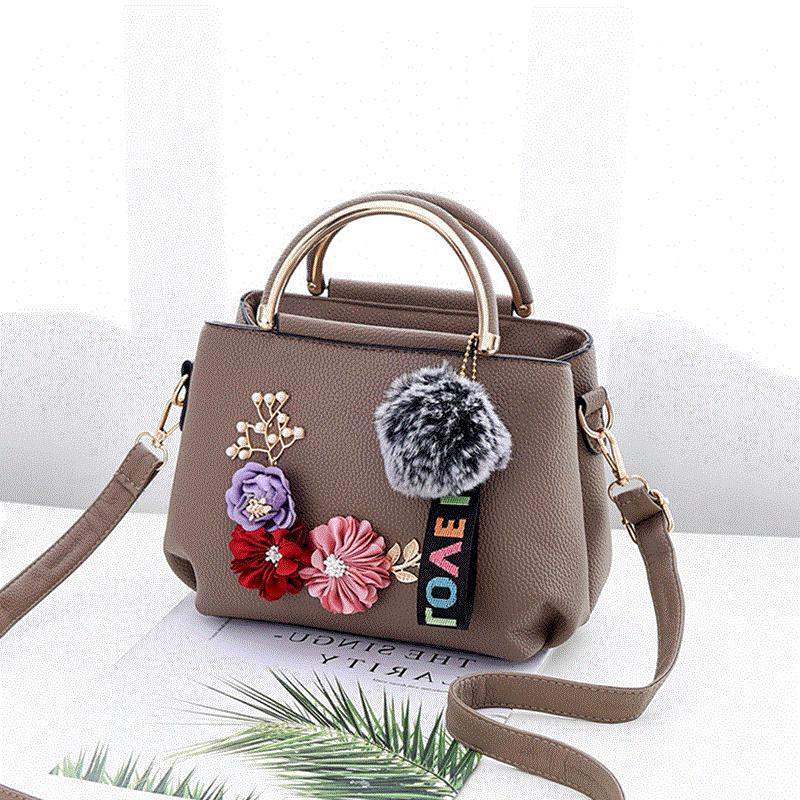 Shoulder Bag Women Tattoo Flower Handbags New Flower Hand Ladies Bags