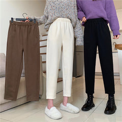 Woolen radish casual Capris