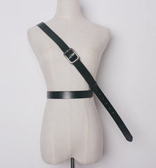 Soft leather suede leather belt