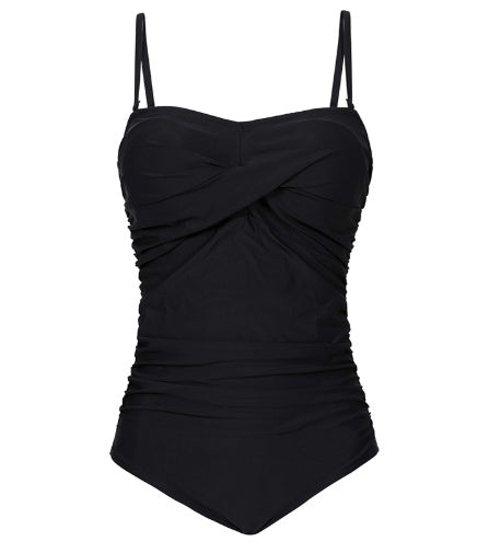 New European and American swimwear conjoined plus size plus fertilizer to increase sexy one-piece swimsuit