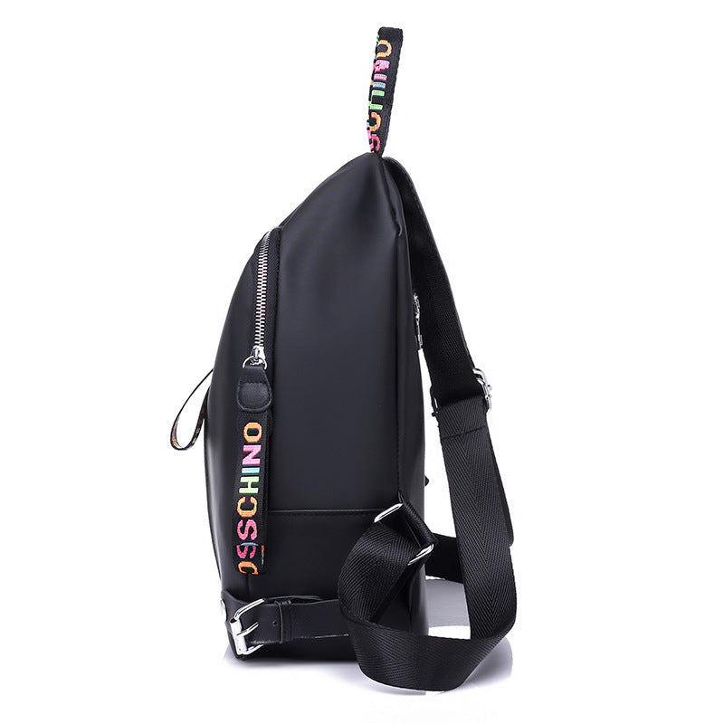 Stitching Waterproof Nylon Fashionable Colorful Backpack