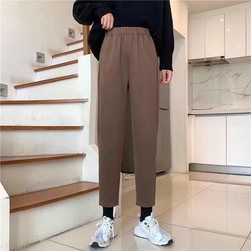 Woolen radish casual Capris