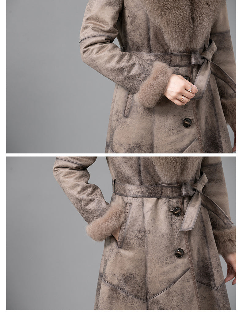 Real Fur One Woman Coat Thickened